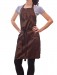 Ava - Our Iridescent Polyblend Apron in Brown