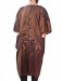 Marilyn - Our Iridescent Polyblend Snap Robe in Brown, front
