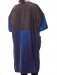 Marilyn - Our Iridescent Polyblend Snap Robe in Royal Blue, chemical back