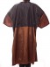 Betty - Our Iridescent Polyblend Zip-up Robe in Copper, chemical back