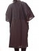 Mamie - Our Lightweight Crepe Snap Robe in Black, chemical back