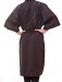 Jayne - Our Lightweight Crepe Wraparound Kimono in Black, chemical back