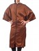 Betty - Our Iridescent Polyblend Zip-up Robe in Copper, front