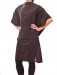 Rita - Our Reversible Kevlar-blend Chemical Cape in Black/Black, color side