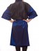 Gina - Our Iridescent Polyblend Wraparound Kimono in Royal Blue, chemical back