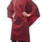 Lana - saloncapes.com's High Performance, Iridescent Polyblend Hair Cutting Cape in Burgundy