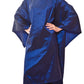 Lana - saloncapes.com's High Performance, Iridescent Polyblend Hair Cutting Cape in Royal Blue