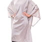 Lana - saloncapes.com's High Performance, Iridescent Polyblend Hair Cutting Cape in Silver