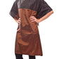 Rita - saloncapes.com's High Performance, Reversible Kevlar-blend Chemical Cape in Black/Copper, chemical side