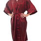 Kimono Salon Smock and Client Robes in Burgundy