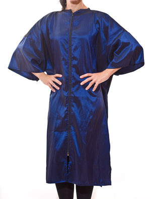 Zip Front Robes and Client Smocks in Royal Blue