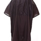 Zipper salon smocks and client robes in black