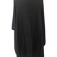 Our extra large and extra long barber capes in soft silky black fabric