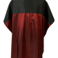Reversible chemical capes in burgundy, chemical side