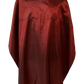 Reversible chemical capes in burgundy, color side