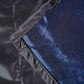Detail of saloncapes.com's High Performance, Reversible Kevlar-blend Chemical Cape in Black/Blue