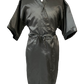 Kimono Salon Smocks and Client Robes in Silver