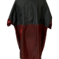 Zipper salon smock and client robes in burgundy