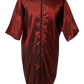Zip Front Robes and Client Smocks in Burgundy
