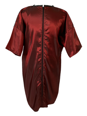 Zip Front Robes and Client Smocks in Burgundy