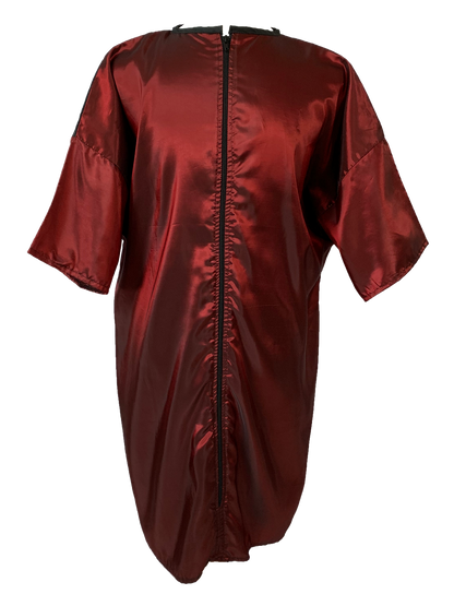 Zip Front Robes and Client Smocks in Burgundy