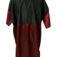 Snap Front Salon Smock in Burgundy