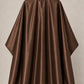 Brown iridescent SalonCapes cutting cape front view