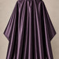 Eggplant iridescent SalonCapes cutting cape front view