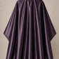 Eggplant iridescent SalonCapes cutting cape front view