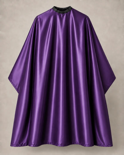 Copper iridescent SalonCapes cutting cape front view