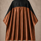 Copper and black SalonCapes reversible chemical cape front view