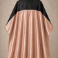 Rose gold and black SalonCapes reversible chemical cape front view