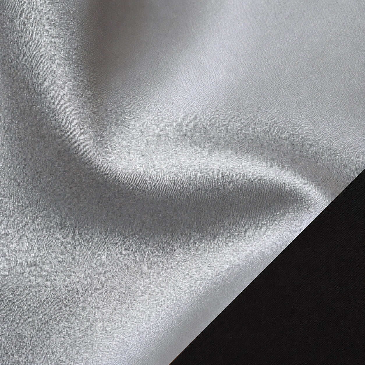 Silver/Black fabric swatch